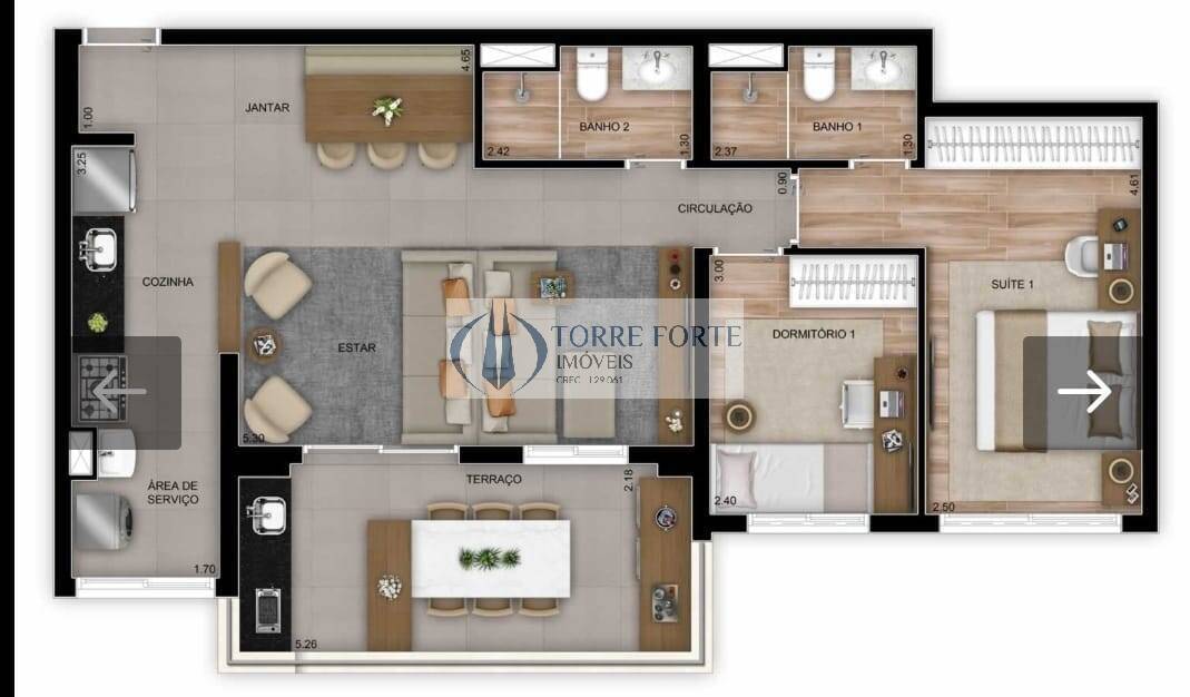 Apartamento à venda com 2 quartos, 82m² - Foto 8