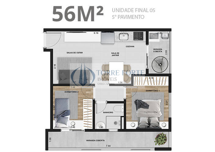 Apartamento à venda com 1 quarto, 35m² - Foto 32