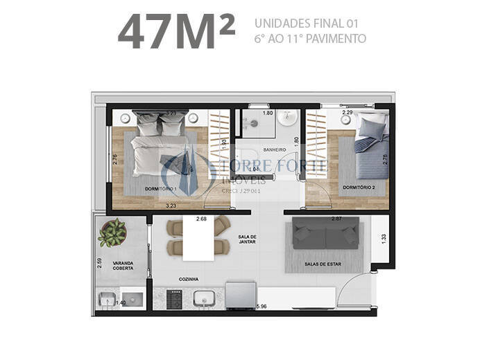 Apartamento à venda com 1 quarto, 35m² - Foto 33