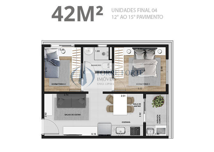 Apartamento à venda com 1 quarto, 35m² - Foto 41