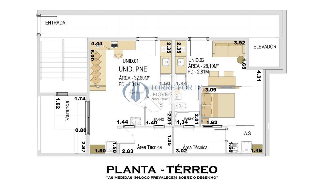 Apartamento à venda com 1 quarto, 24m² - Foto 12