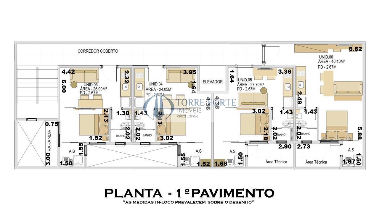 Apartamento à venda com 1 quarto, 24m² - Foto 14