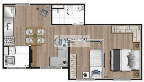 Apartamento à venda com 2 quartos, 35m² - Foto 41