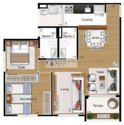 Apartamento à venda com 3 quartos, 73m² - Foto 23